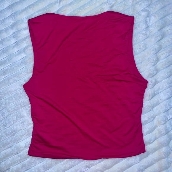 Princess Polly Back In Time Top Red - Picture 2 of 4